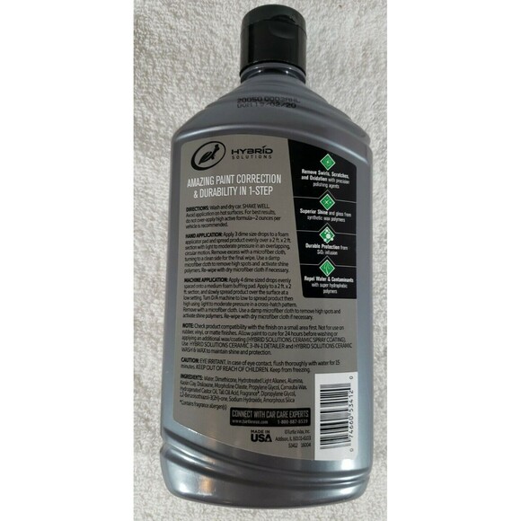 Turtle Wax Hybrid Solutions CERAMIC Polish & Wax NEW Sealed - Picture 3 of 6